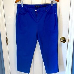 14P Royal Blue Capris Pants
